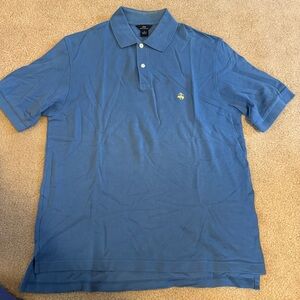 Men’s Brooks Brothers 346 100% Cotton Blue Polo